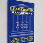 Rick Joyner : Leadership, management and the five essenti... - pikkukuva 1