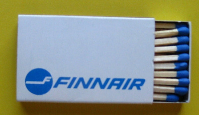 Tulitikut Finnair tulitikkurasia
