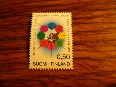 suomi pm 0,50 1972 käyttämätön euroopan turvallisuus