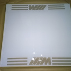BMW M pöytälasi 90x85cm karkaistu lasi kirkas ovh.350e - pikkukuva 1