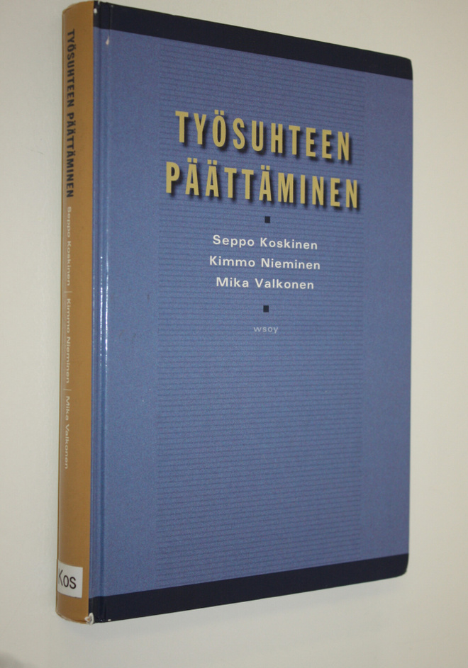 Seppo Koskinen : Työsuhteen päättäminen