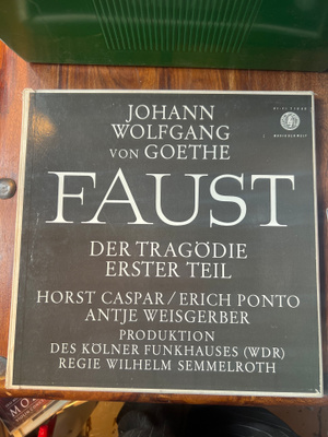 Goethe - Faust 3 x lp