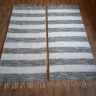 Harmaa / valkoiset matot 174x75cm (1) - pikkukuva 1