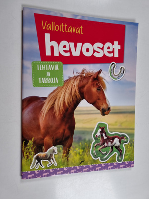 Valloittavat hevoset : tehtäviä ja tarroja (+Tarra-arkki)