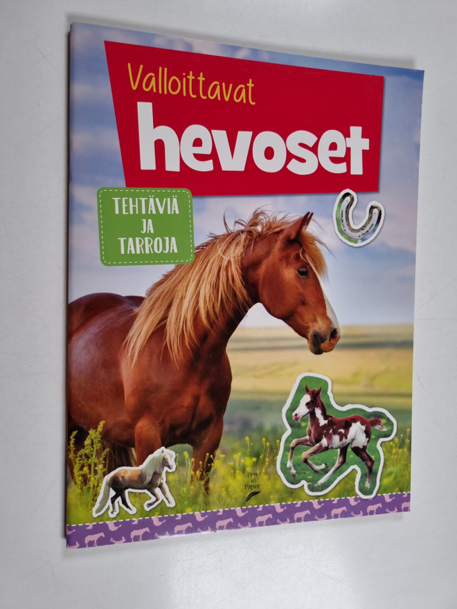 Valloittavat hevoset : tehtäviä ja tarroja (+Tarra-arkki)