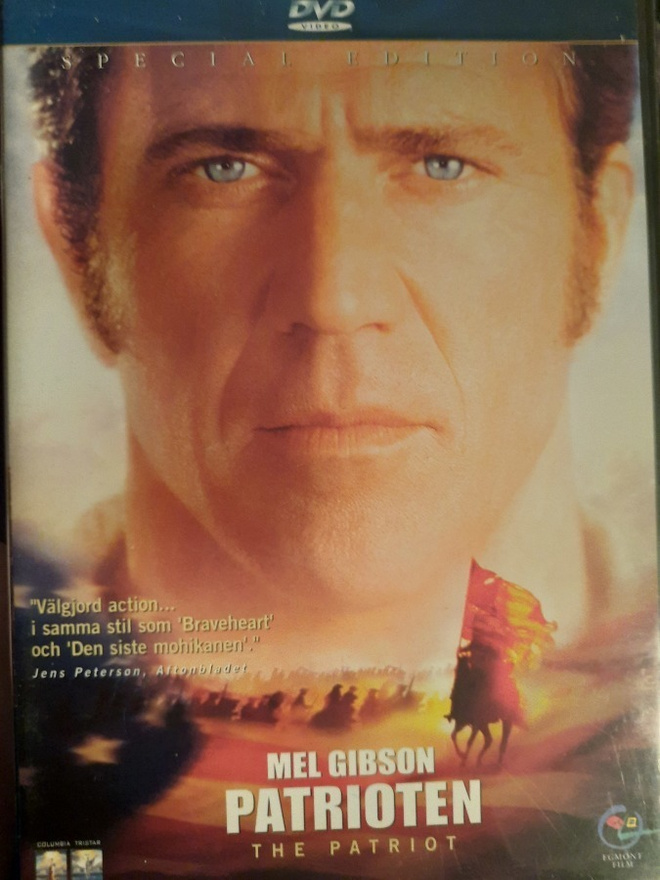 Patriootti dvd (Mel Gibson)