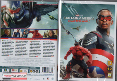 captain america brave new world (50 188) UUSI -FI- DVD 2025