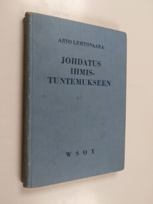 Arvo Lehtovaara : Johdatus ihmistuntemukseen