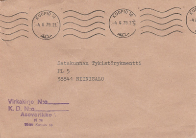 Postileima, KUOPIO  10, Sotilaspostia