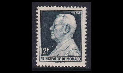 Monaco 378 * Käyttösarja Louis II 12 Fr mustanvihreä (194