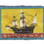 Kesko Oy Tulitikkuetiketti Kolumbuksen Santa Maria v. 1492 - pikkukuva 1