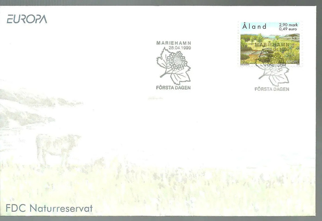 ÅLAND EPK FDC 5/1999: Eurooppamerkki