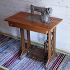 Singer poljettava vintage ompelukone - harvinainen väri. - pikkukuva 2