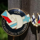 Neulamerkit Suomi - Tsekki. Halkaisija - 25 ja 12 mm. Toinen - pikkukuva 2