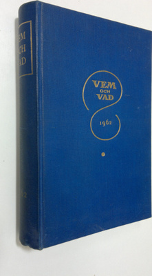 Vem och vad  1962: biografisk handbok
