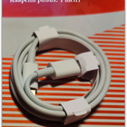 IPhone / iPad 8pin USB C - Lightning-kaapeli / 1m   #28380 - pikkukuva 1