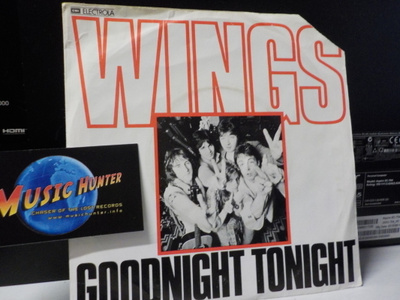 WINGS - GOODNIGHT TONIGHT EX-/VG+ 7"
