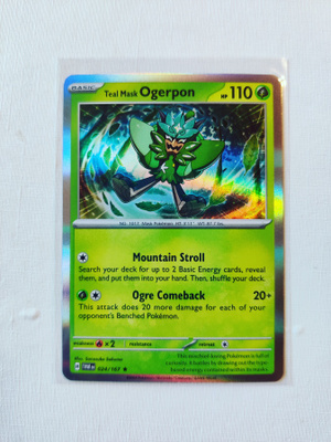Teal Mask Ogerpon Holo Rare