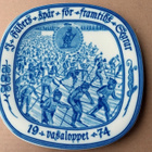 Vasaloppet hiihtokilpailu seinälautanen 1974 Röstrand - pikkukuva 1