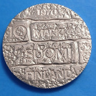 Hopeinen juhlaraha 10 mk Paasikivi 1970. - pikkukuva 2