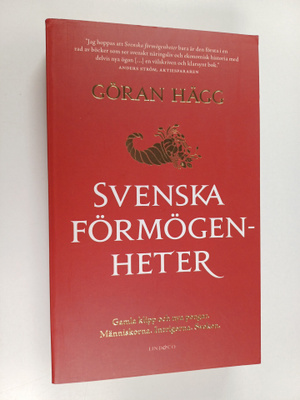 Göran Hägg : Svenska förmögenheter
