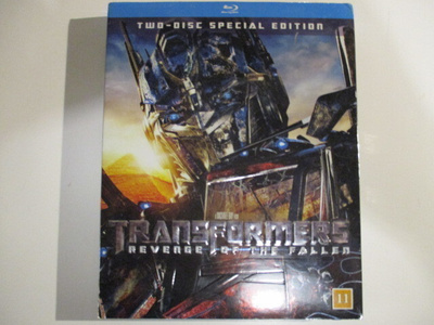 BLU-RAY TRANSFORMERS REVENGE OF THE FALLEN