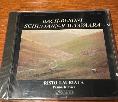 Risto Lauriala: Bach-Busoni / Schumann / Rautavaara SEALED