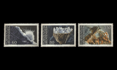 Liechtenstein 1093-5 ** Mineraaleja (1994)
