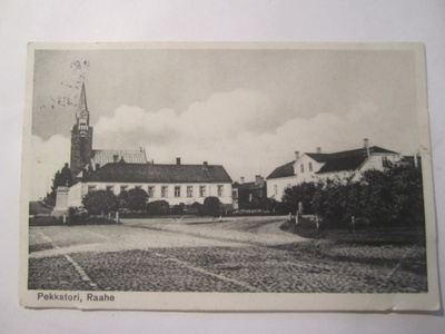 VANHA Postikortti Raahe 1936