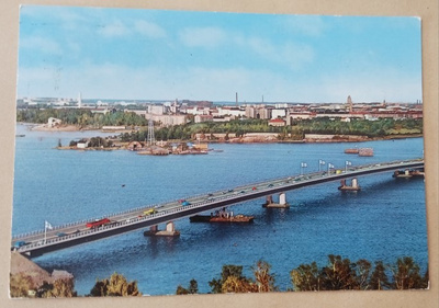 Helsinki, Lapinlahden silta, väripk, p. 1967