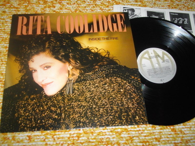 RITA COOLIDGE - Inside The Fire - LP 1984 pop rock EX+