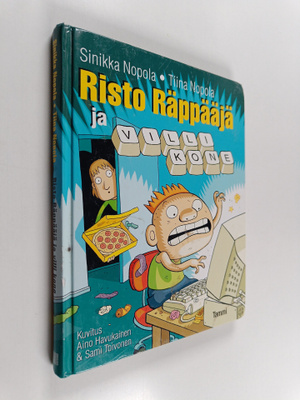 Sinikka Nopola ym. : Risto Räppääjä ja villi kone (signee...