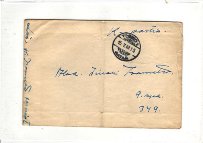 KENTTÄPOSTI TORNIO 1-349/KPK9