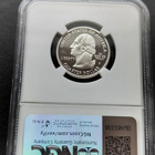 USA 2003-S, State Quarter, Maine, hopeaa, Proof, NGC - pikkukuva 2