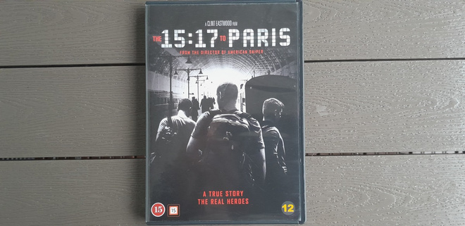 DVD: The 15:17 To Paris (O: Clint Eastwood 2018)