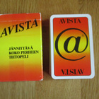 AVISTA korttipeli PELIKORTIT - JÄNNITTÄVÄ KOKO PERHEEN TIETO - pikkukuva 1