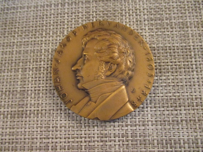 Johan Jakob Nervander mitali  1948 / Leo Holmgren 1948.