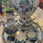 porcelain samovar kettle vintage ussr - pikkukuva 1
