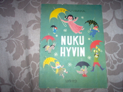 Nuku hyvin, 16-sivuinen satukirjanen, 1952
