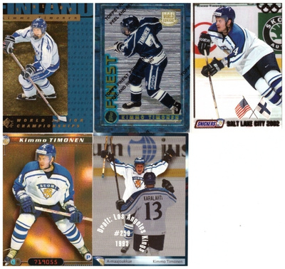 5 x KIMMO TIMONEN Team Finland sis. 1 x Erikoiskortti