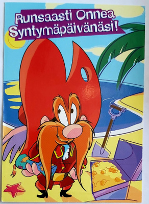 VIIKSI VALLU/LOONEY TUNES-KORTTI..KULKEMATON