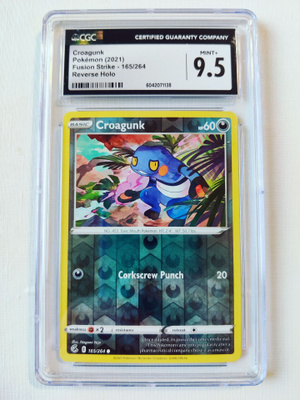 Croagunk Fusion Strike 165/264 CGC 9.5