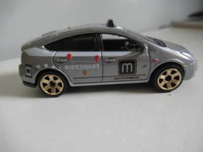 Toyota Prius 2009 Matchbox pienoismalli Taxi