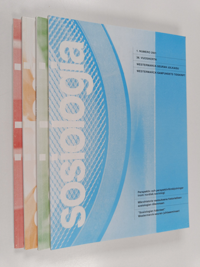 Sosiologia vuosikerta 2001 1-4
