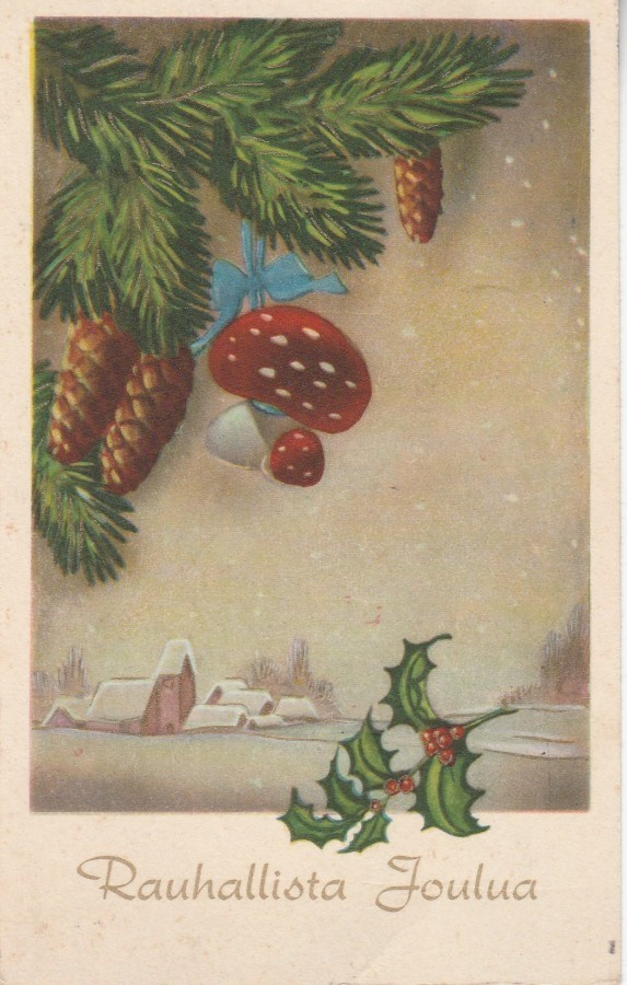 Postikortti, JOULUKORTTI, vanha