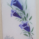 Sinikelloja, onnittelukortti, k. k-k - pikkukuva 1