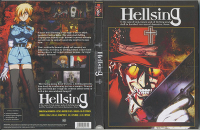 HELLSING – kaikki 13 jaksoa, 2-DVD 2001/2003, US All Regions