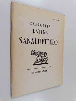 F. Gustafsson : Exercitia latina : sanaluettelo B-painos