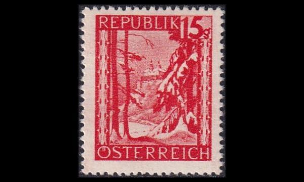 Itävalta 841 ** Maisemia 15 g (1947)