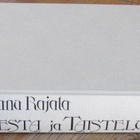 Panu Rajala: Taiteesta ja taistelusta, Tammi 1991. 423 s. - pikkukuva 2